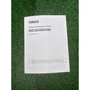 Yamaha GC2020B 2-Channel Compressor/Limiter Operating Manual